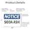 Signmission Soda Ash, 10 in W x Rectangle, Plastic OS-2PACK-NS-P-710-L-18355 - alternate 5
